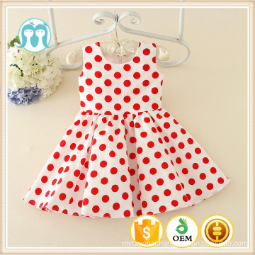 brand new name dotted classic red party dresses birthday holiday celebration party clothing high quality duoduo princess dresses